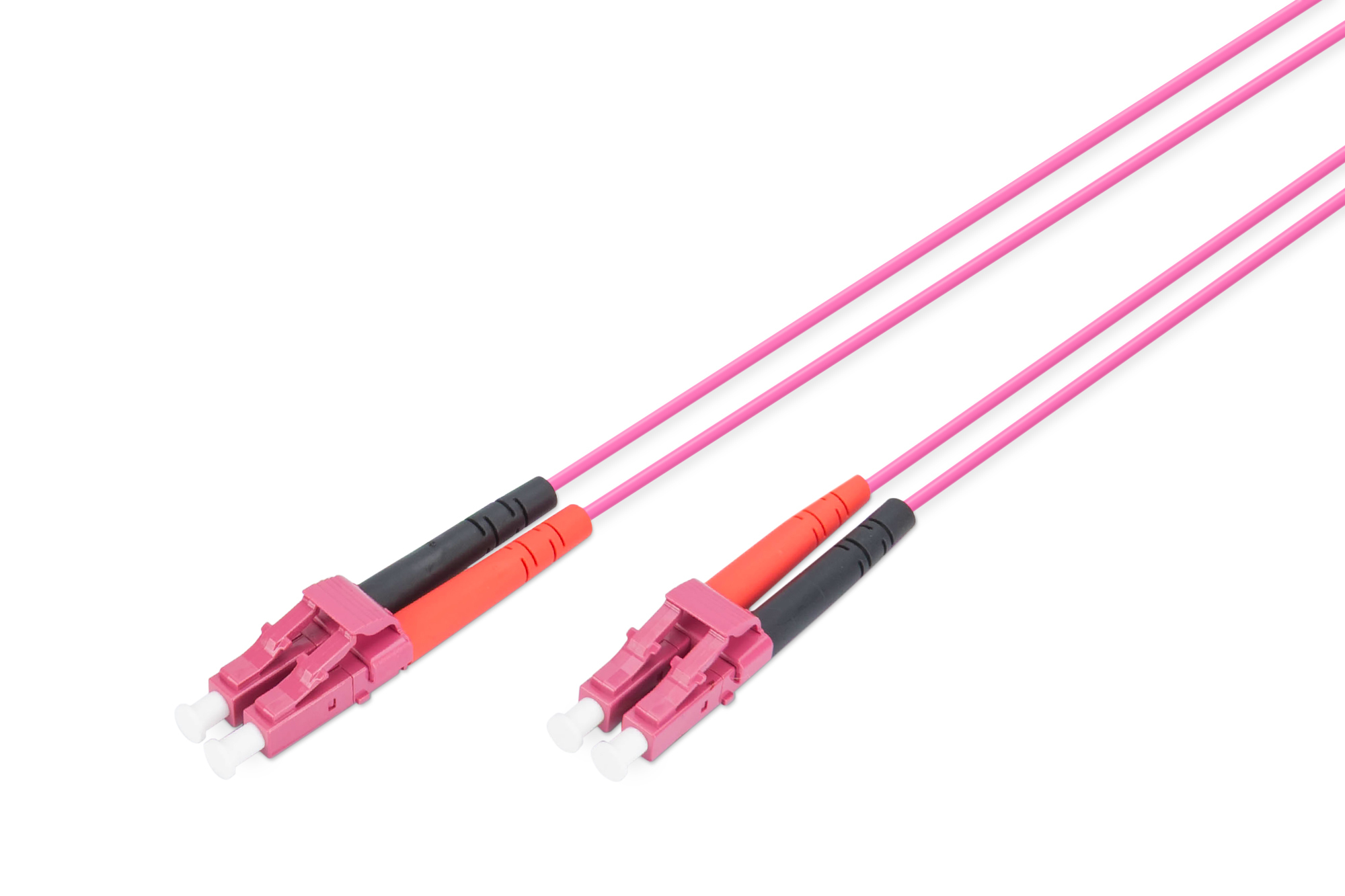 Cable de conexión multimode de fibra óptica, OM4, LC/LC