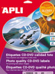 10603 etiqueta de impresora Blanco CD / DVD