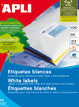 01264 etiqueta autoadhesiva Blanco 200 pieza(s)