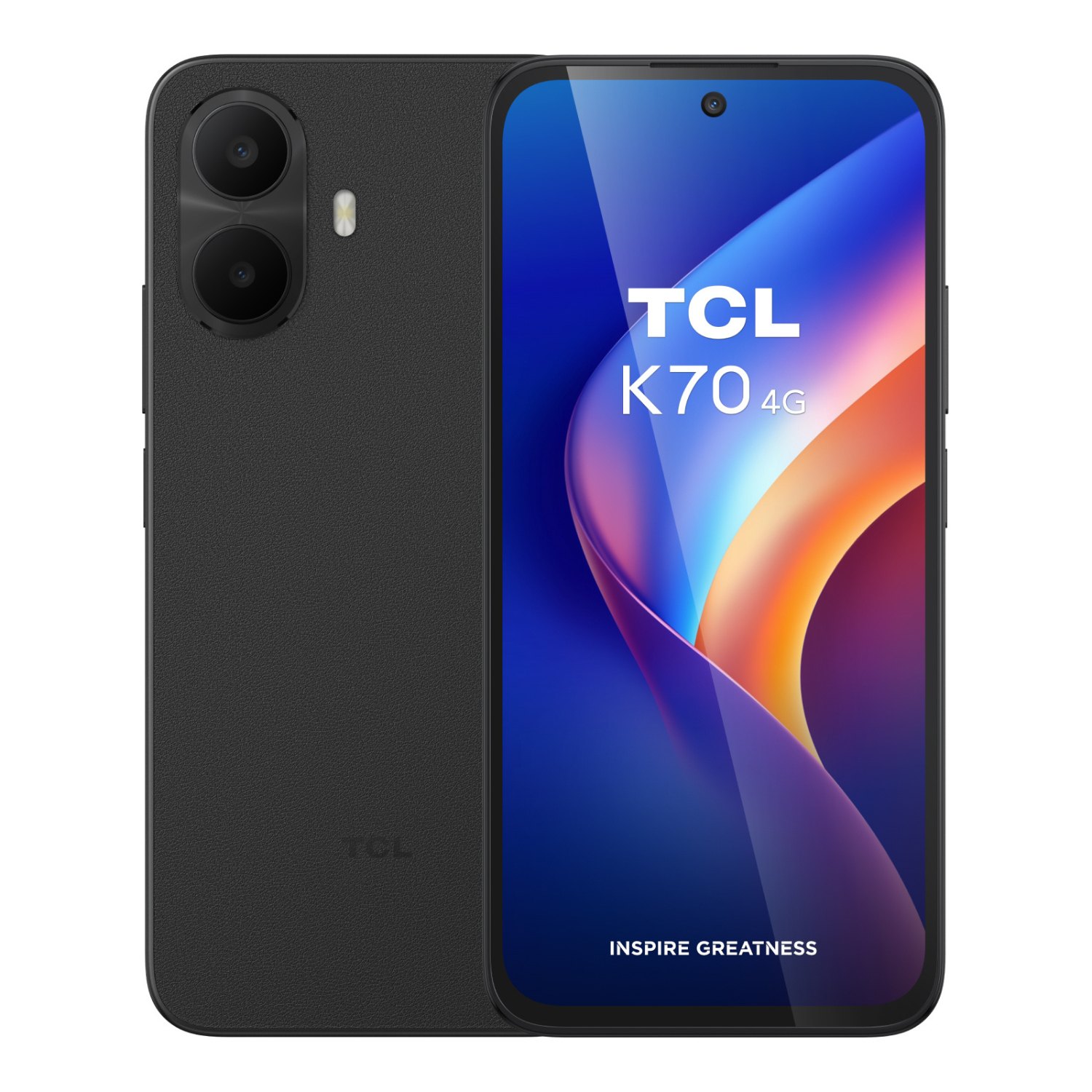 K70 4G 17,3 cm (6.8") Ranura híbrida Dual SIM Android 16.0 USB Tipo C 4 GB 128 GB 5200 mAh Negro