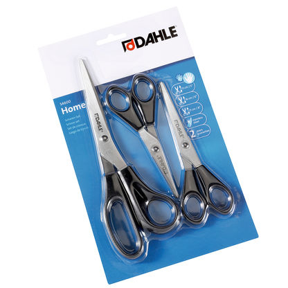 54600-20117 tijera de escritorio y manualidades Tijeras de oficina Corte recto Negro, Acero inoxidable