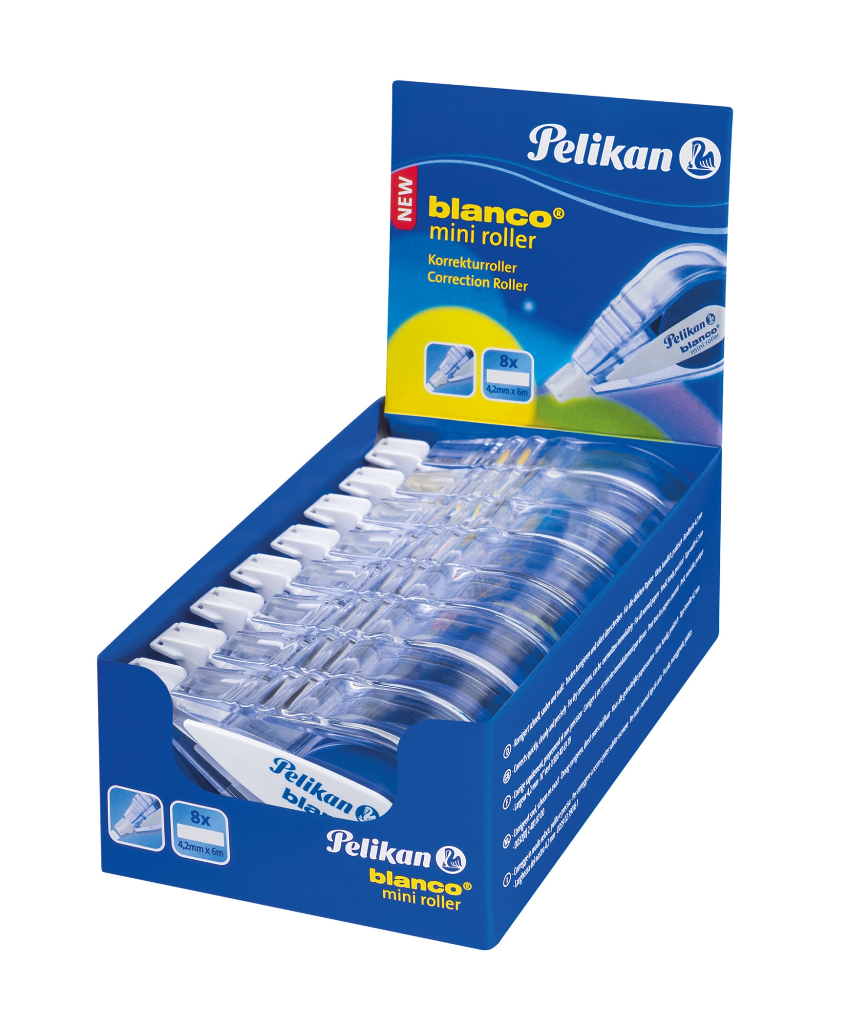 340505 corrección de películo/cinta 6 m Multicolor 8 pieza(s)