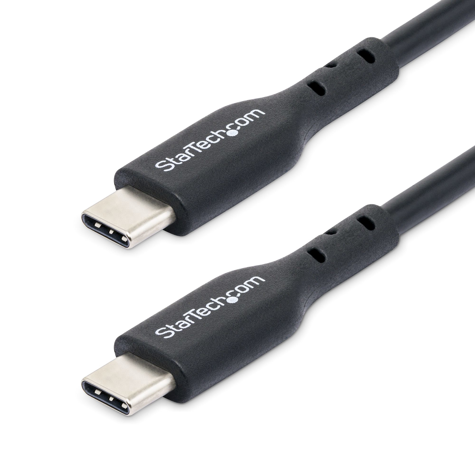 Cable de Carga USB-C de 2m - Cable USB Tipo C - Cable de Carga para Ordenador Portátil USB Tipo C USB 2.0 - PD de 60W 3A - Cubierta de TPE - Cable de Datos USB-C - Macho a Macho