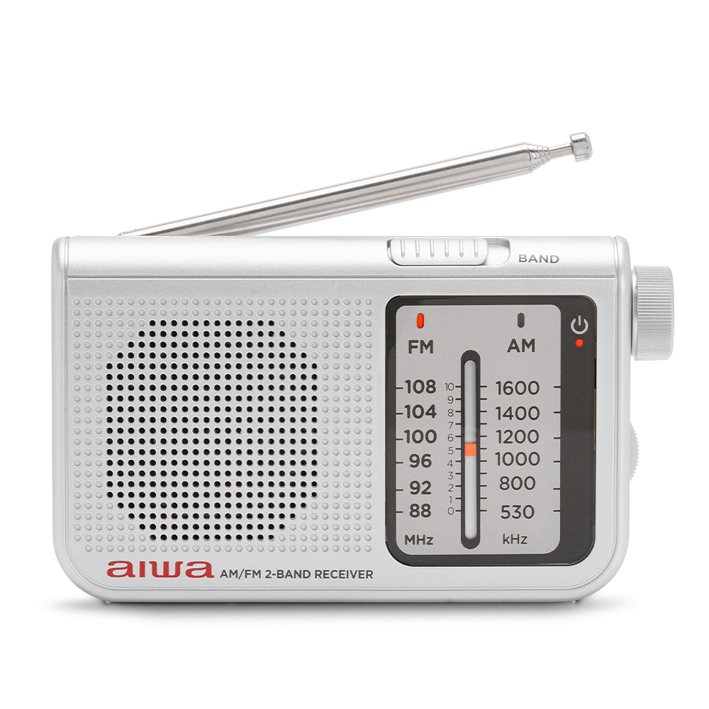 RS-55SL radio Personal Analógica Plata