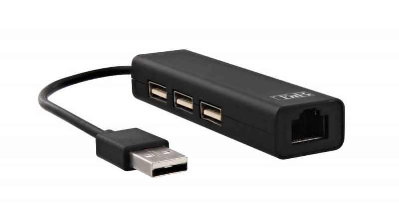 HUB3RJ45 cambiador de género para cable
