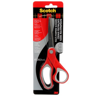 1428 tijera de escritorio y manualidades Universal Corte recto Gris, Rojo, Acero inoxidable