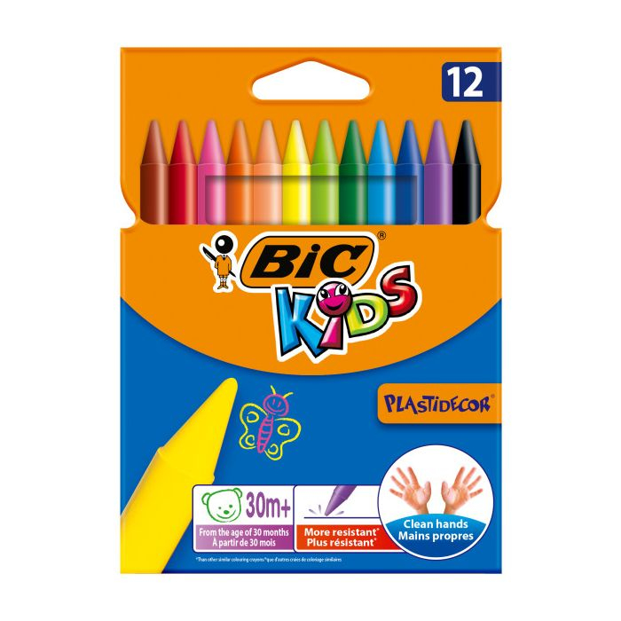 KIDS Plastidecor Negro, Azul, Marrón, Oro, Verde, Azul claro, Verde claro, Naranja, Rosa, Rojo, Violeta, Amarillo 12 pieza(s)