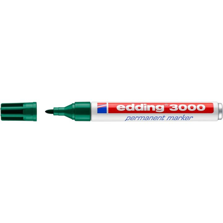 4-3000004 marcador permanente Punta redonda Verde