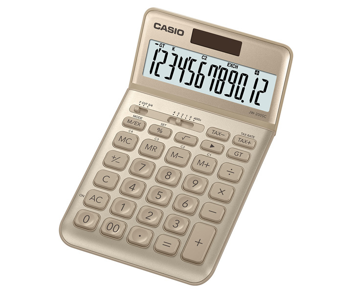JW-200SC-GD calculadora Escritorio Calculadora básica Oro