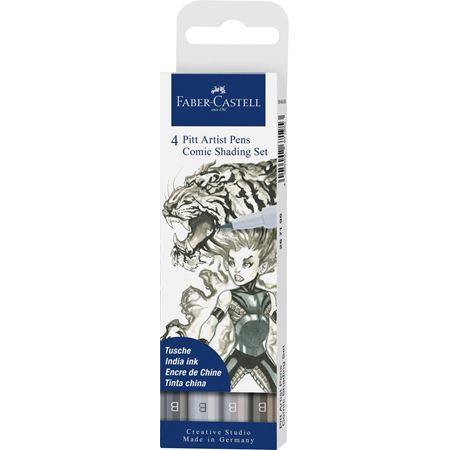 267195 pluma fuente Gris 4 pieza(s)