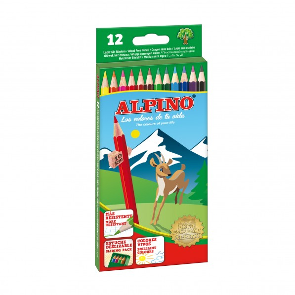 AL010654 laápiz de color 12 pieza(s) Multicolor