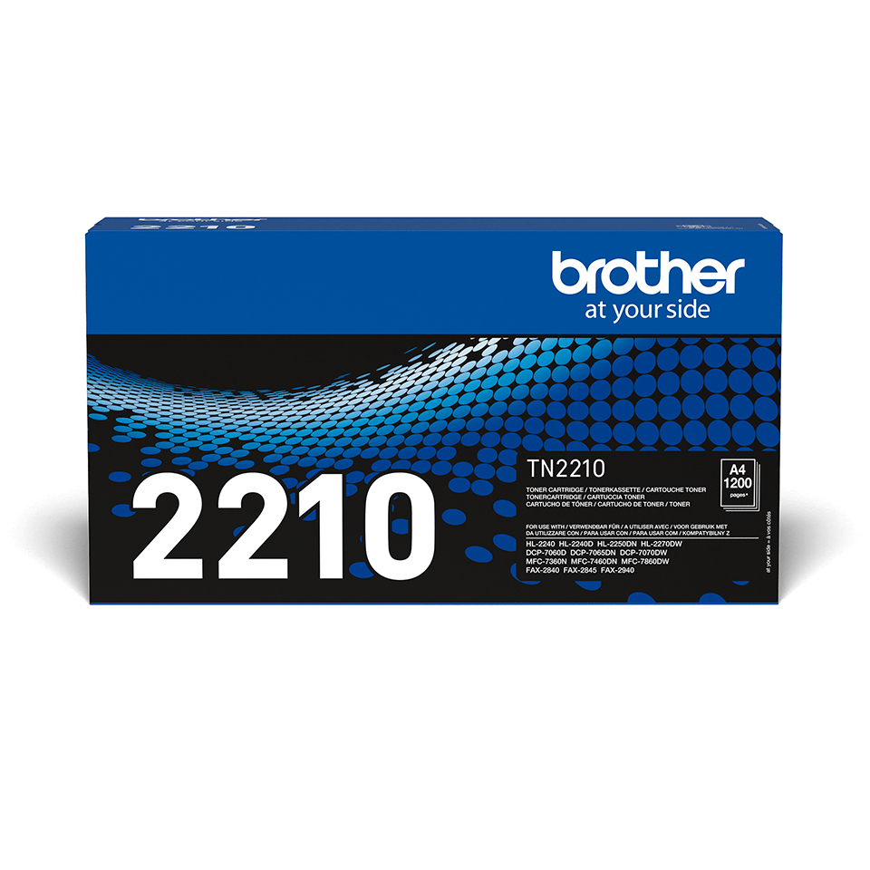 TN-2210 cartucho de tóner 1 pieza(s) Original Negro