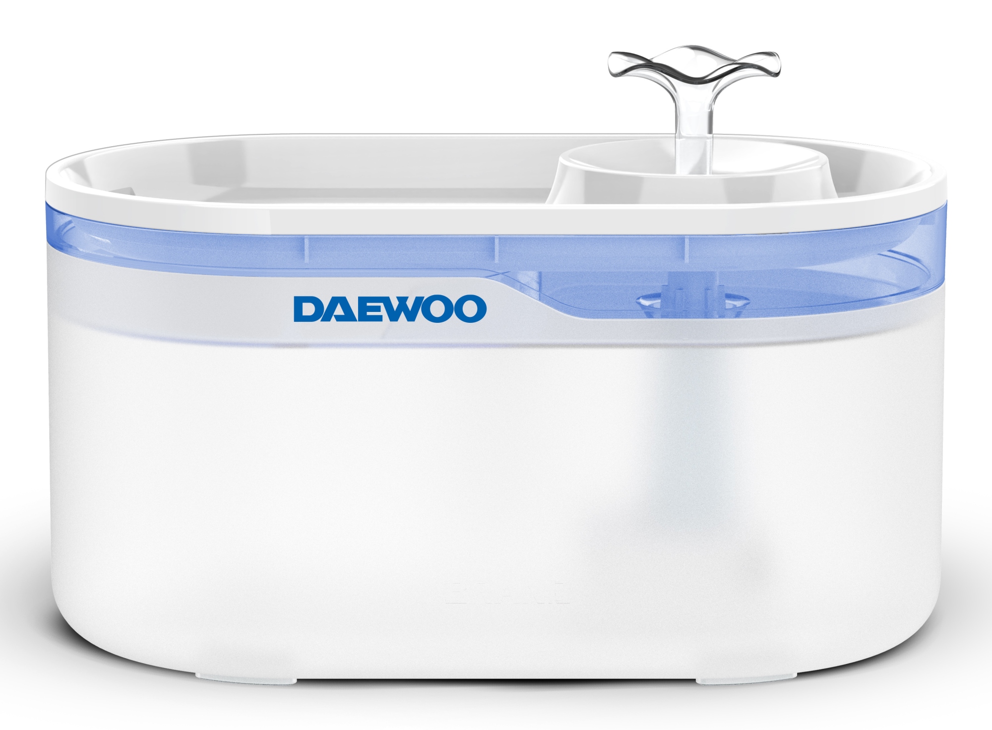 D-WF116 comedero y bebedero para perro y gato Acrilonitrilo butadieno estireno (ABS), Silicona Azul, Blanco Universal Bebedero automático para mascotas