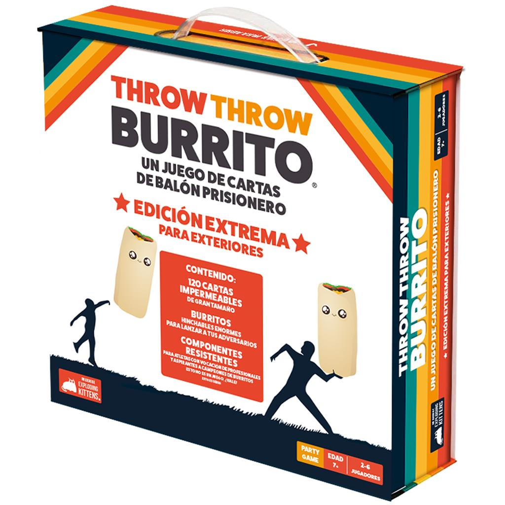 Exploding Kittens EKITTB02ES juego de tablero Throw Throw Burrito Juego De Cartas Partido