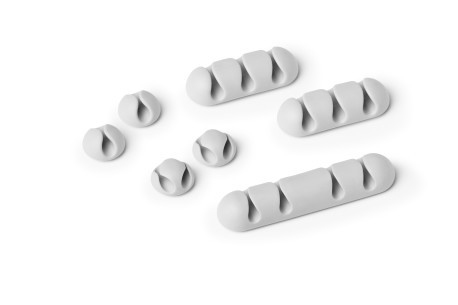 Cavoline Clip Mix Escritorio Soporte para cables Gris