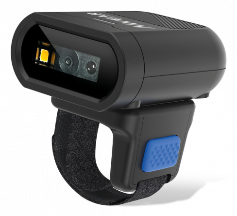 WD4 Ring Scanner Lector de códigos de barras manos libres 1D/2D LED Negro