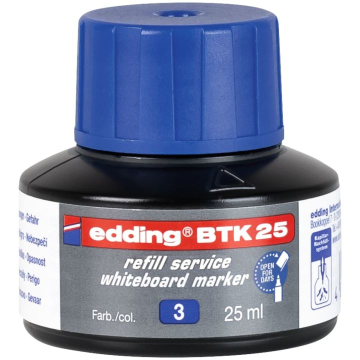 BTK-25 recambio para marcador Azul 25 ml 1 pieza(s)
