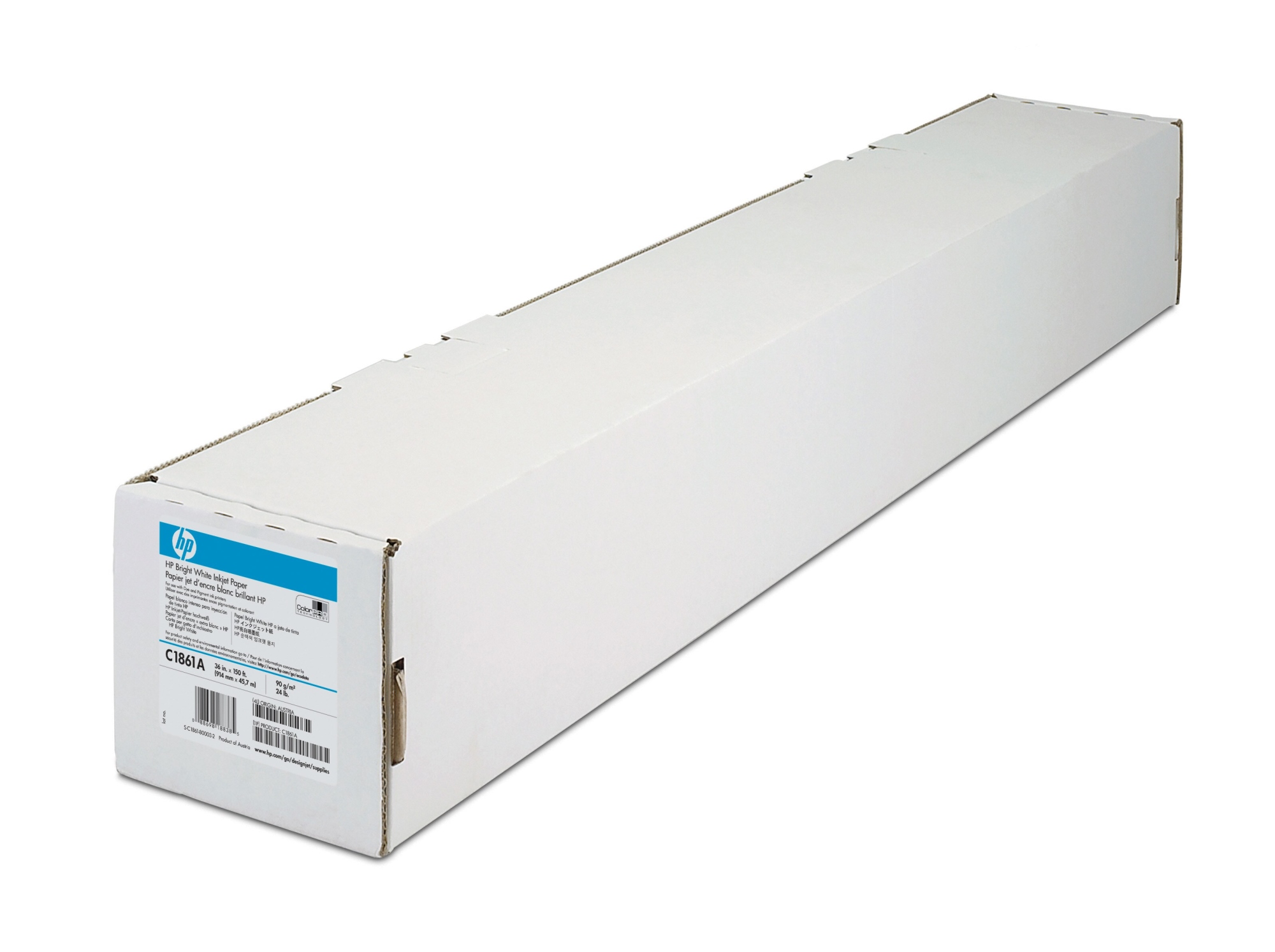 Bright White Inkjet Paper-914 mm x 91.4 m (36 in x 300 ft) formato grande 91,4 m
