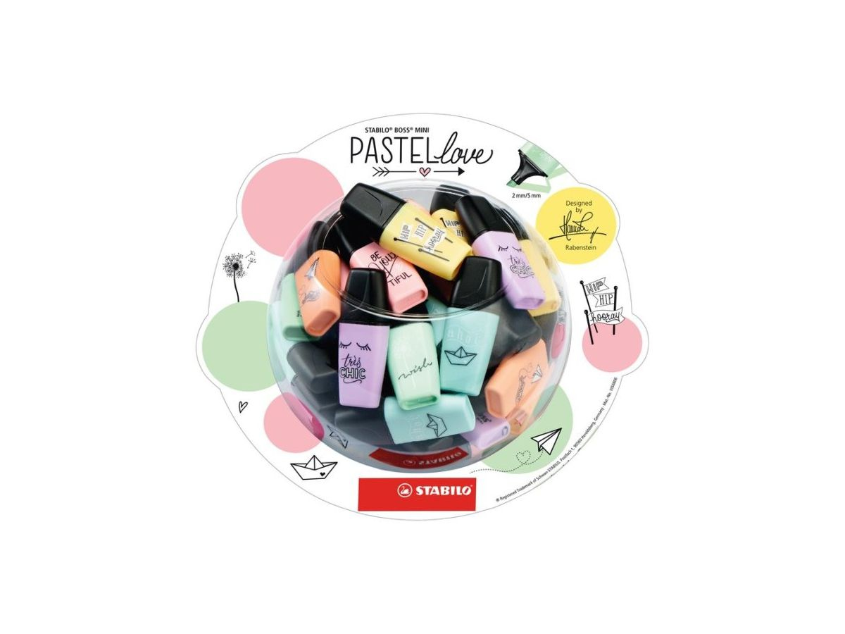 Boss Mini Pastellove marcador 50 pieza(s) Multicolor