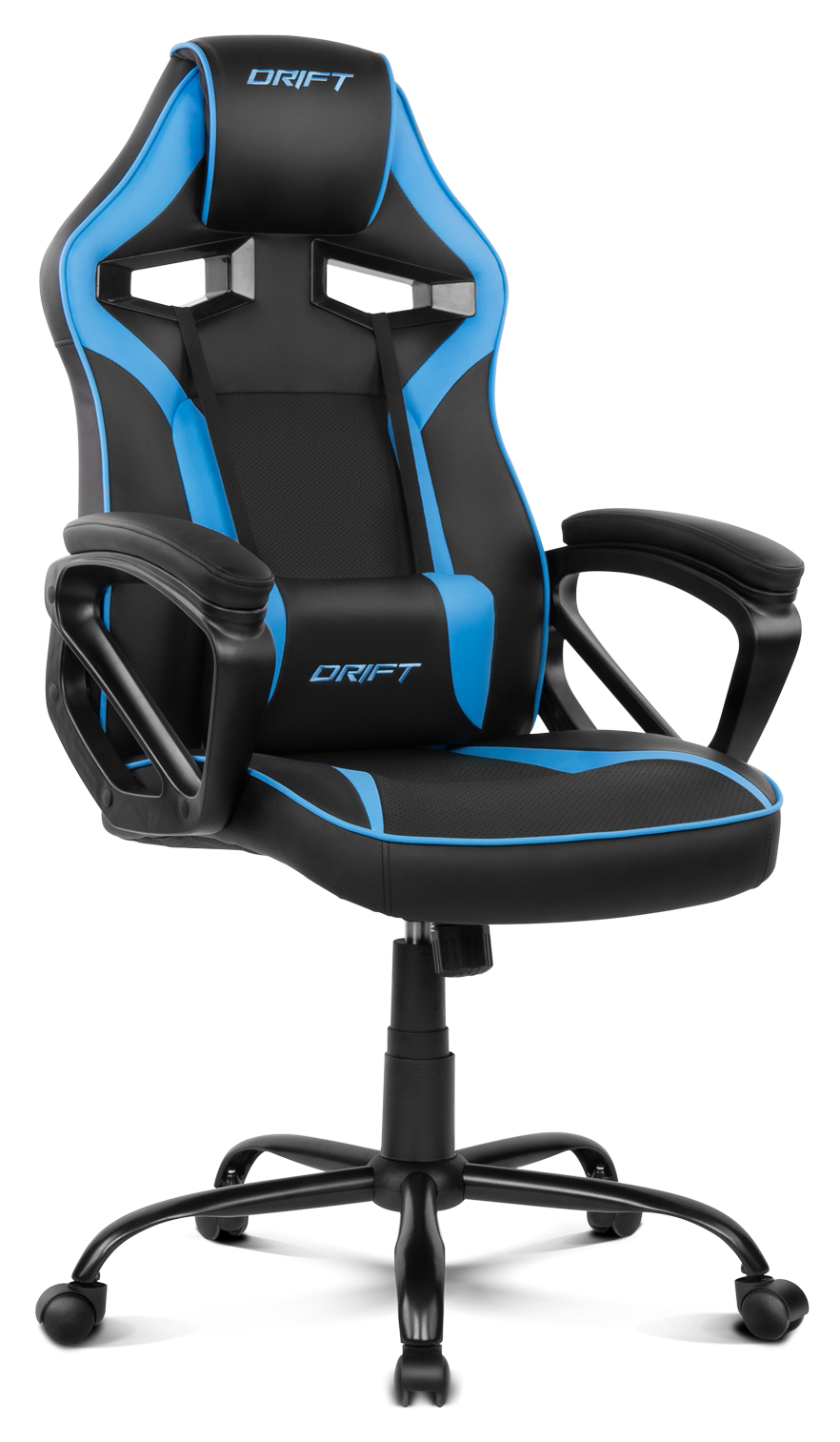 DR50 Silla para videojuegos de PC Asiento acolchado tapizado Negro, Azul