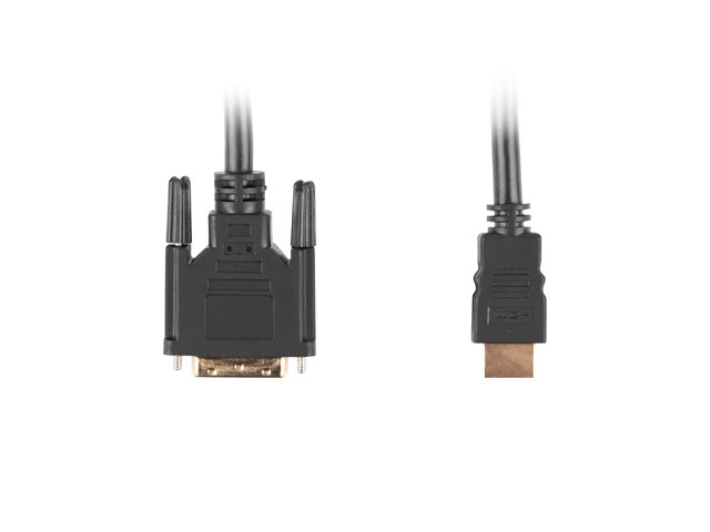 CA-HDDV-10CC-0005-BK adaptador de cable de vídeo 0,5 m HDMI tipo A (Estándar) DVI-D Negro