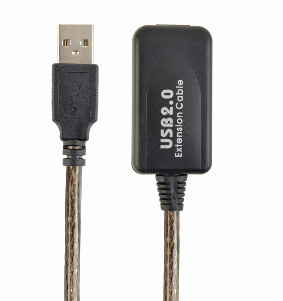 USB A/USB A M/F 5m cable USB USB 2.0 Negro