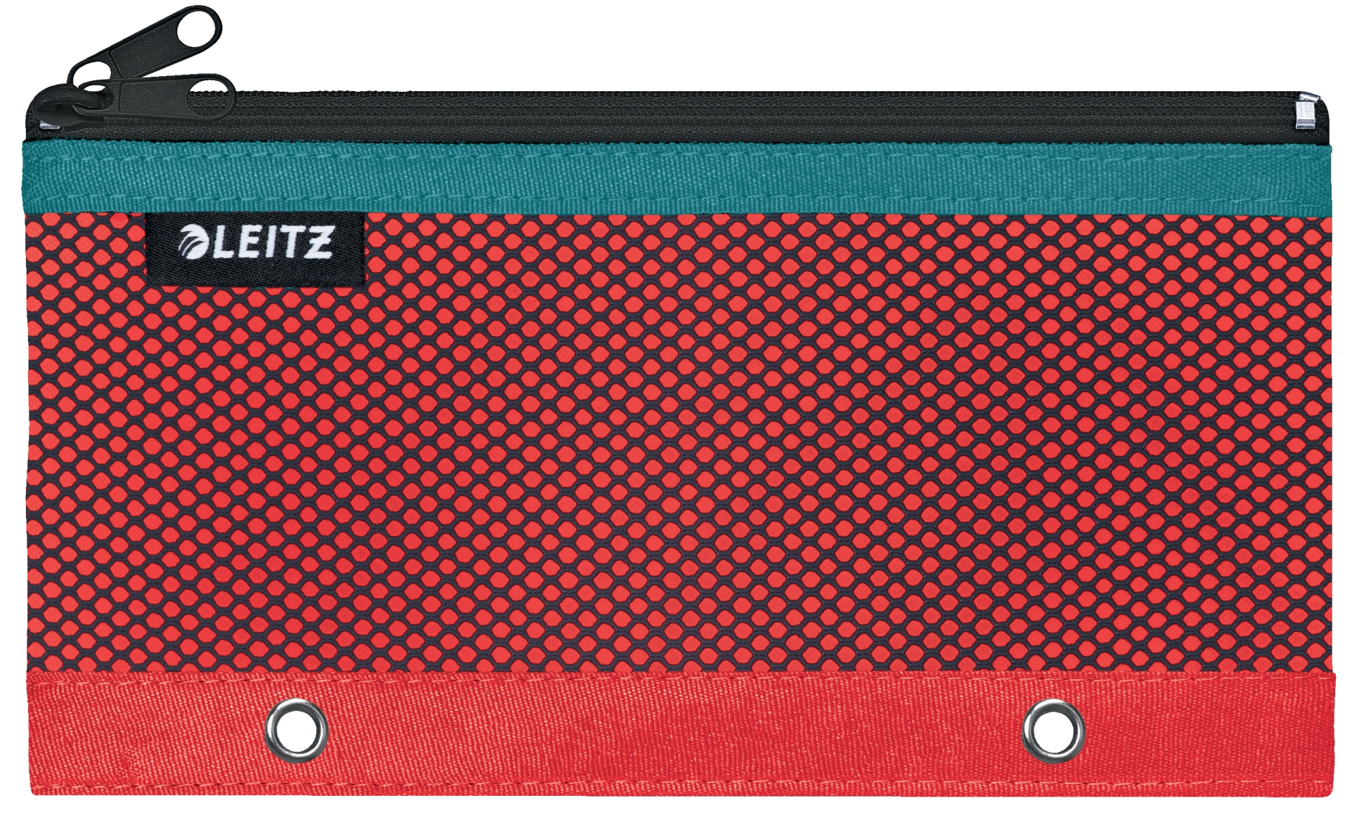 60130020 caja de lápices Estuche suave Nylon Rojo