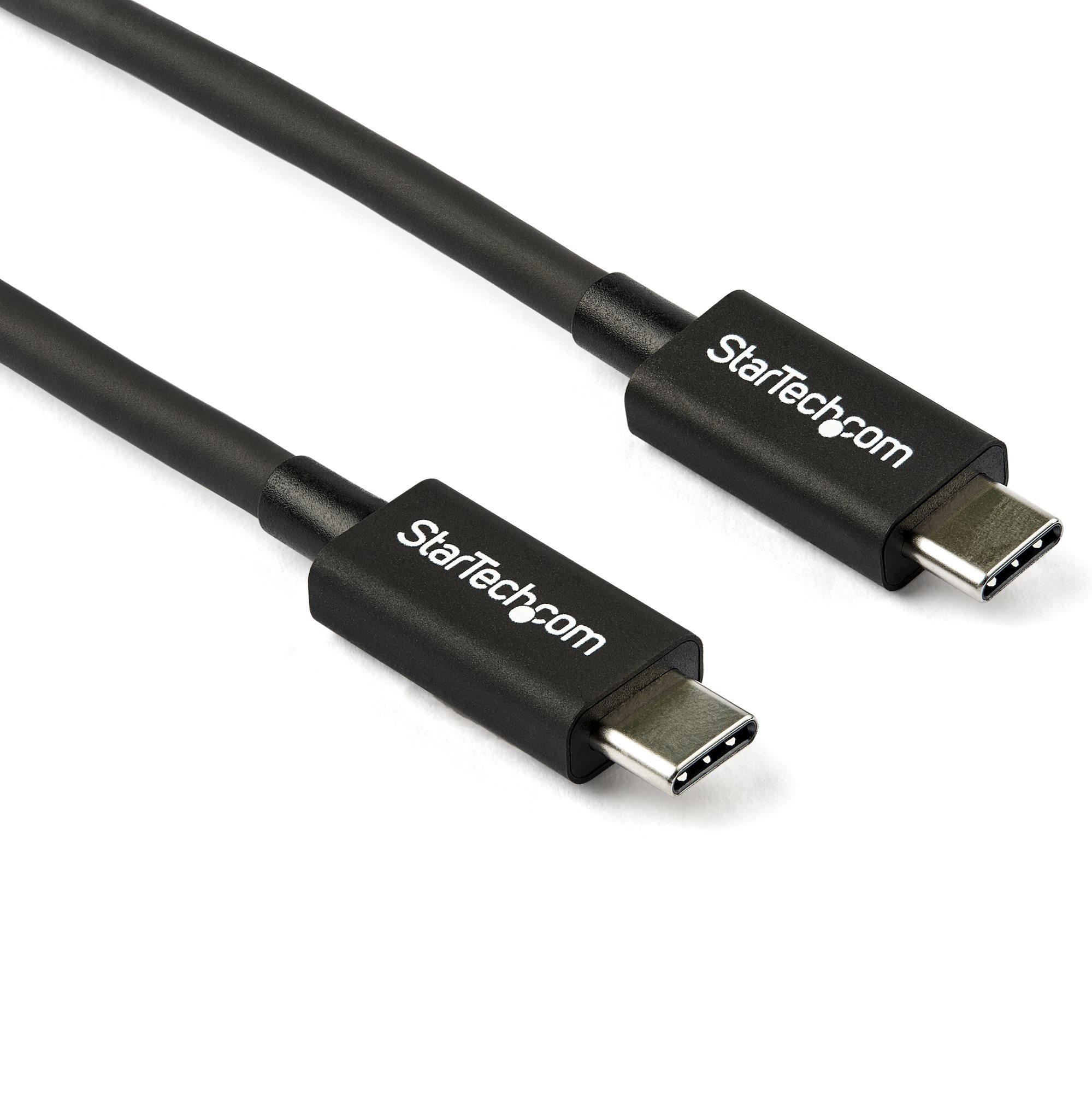 Cable Thunderbolt 3 Pasivo de 80cm - 40Gbps - PD 100W - Vídeo 4K/5K - Cable Thunderbolt - Certificado Thunderbolt - Compatible con USB4 / Modo Alt DP - Thunderbolt 4 - USB 3.2 - USB-C