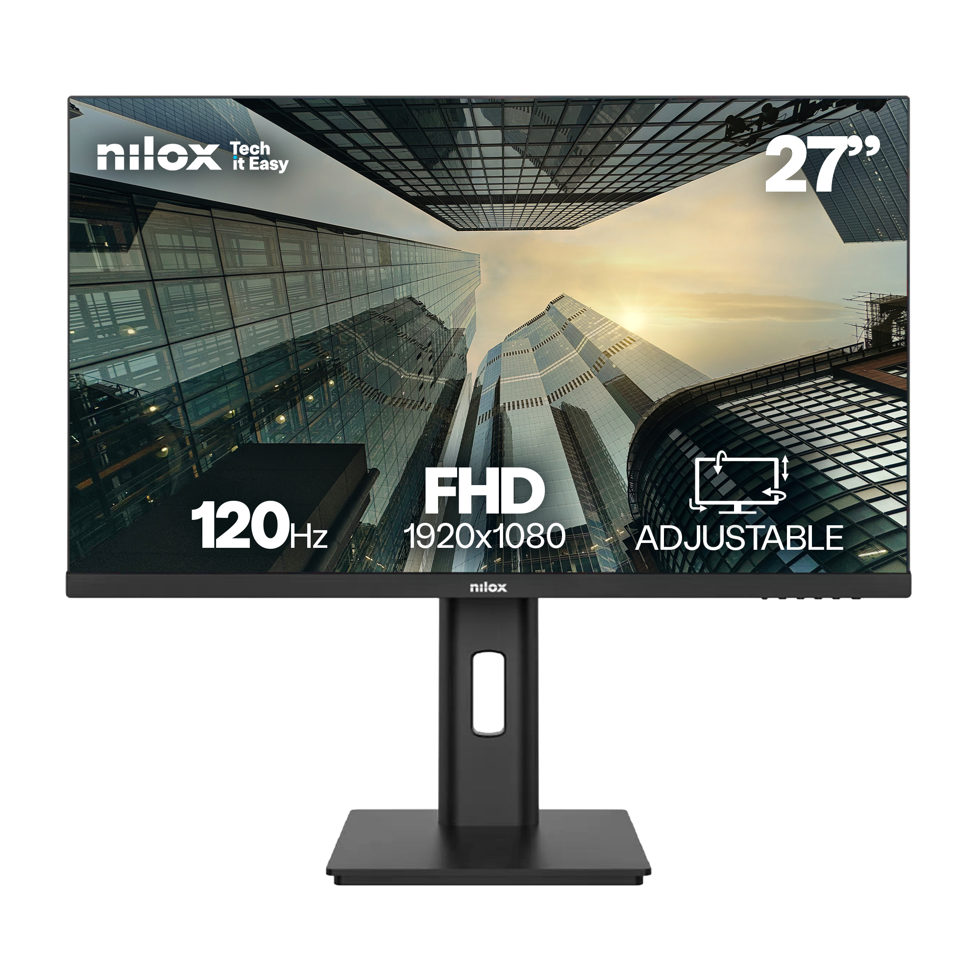 NXM27REG1201 pantalla para PC 68,6 cm (27") 1920 x 1080 Pixeles Full HD LED Negro
