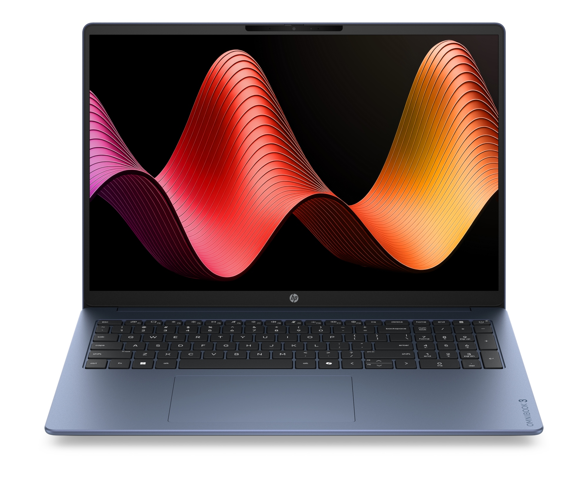 OmniBook 3 16-by0008ns AMD Ryzen 7 160 Portátil 40,6 cm (16") 2K 16 GB DDR5-SDRAM 1 TB SSD Wi-Fi 6 (802.11ax) FreeDOS Azul, Gris