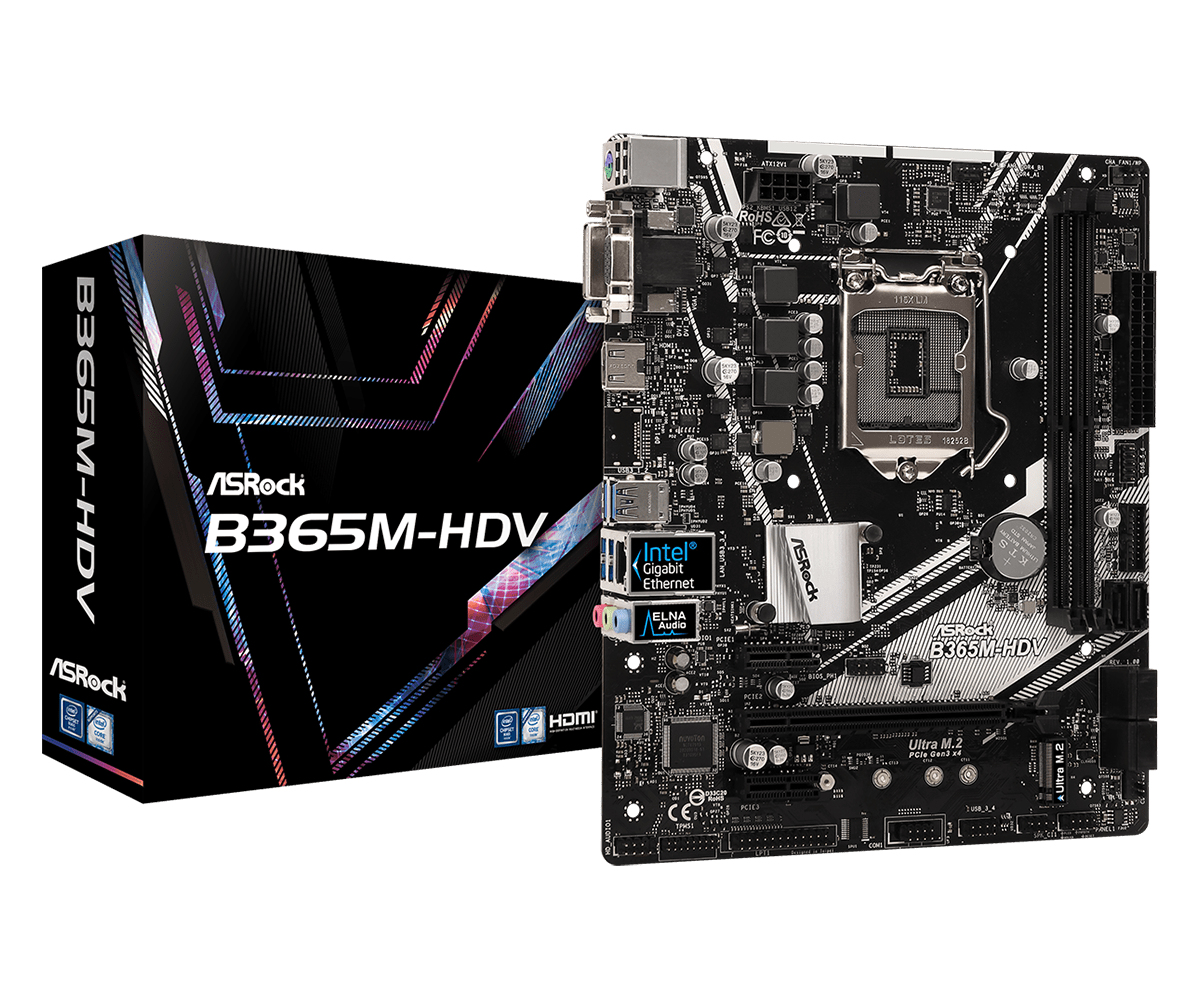 B365M-HDV PLACA BASE LGA 1151 (ZóCALO H4) MICRO ATX INTEL B365