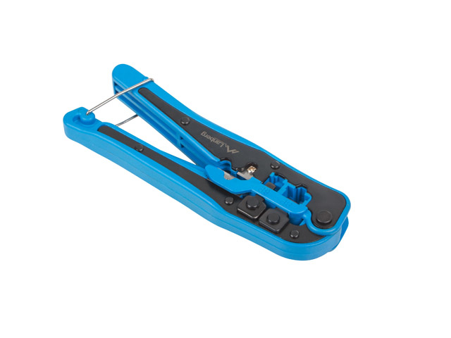 NT-0202 crimpadora Herramienta para prensar Negro, Azul