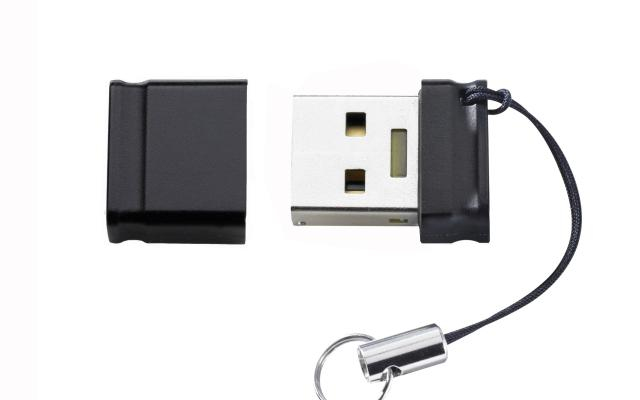 Slim Line unidad flash USB 128 GB USB tipo A 3.2 Gen 1 (3.1 Gen 1) Negro