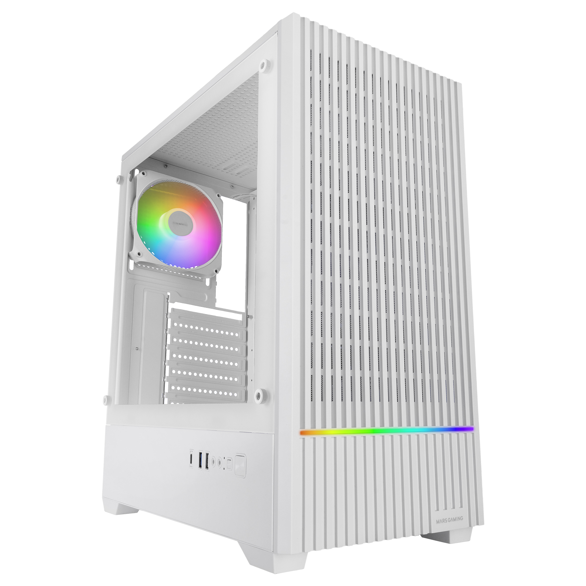 MCQUANTUMW carcasa de ordenador Midi Tower Blanco