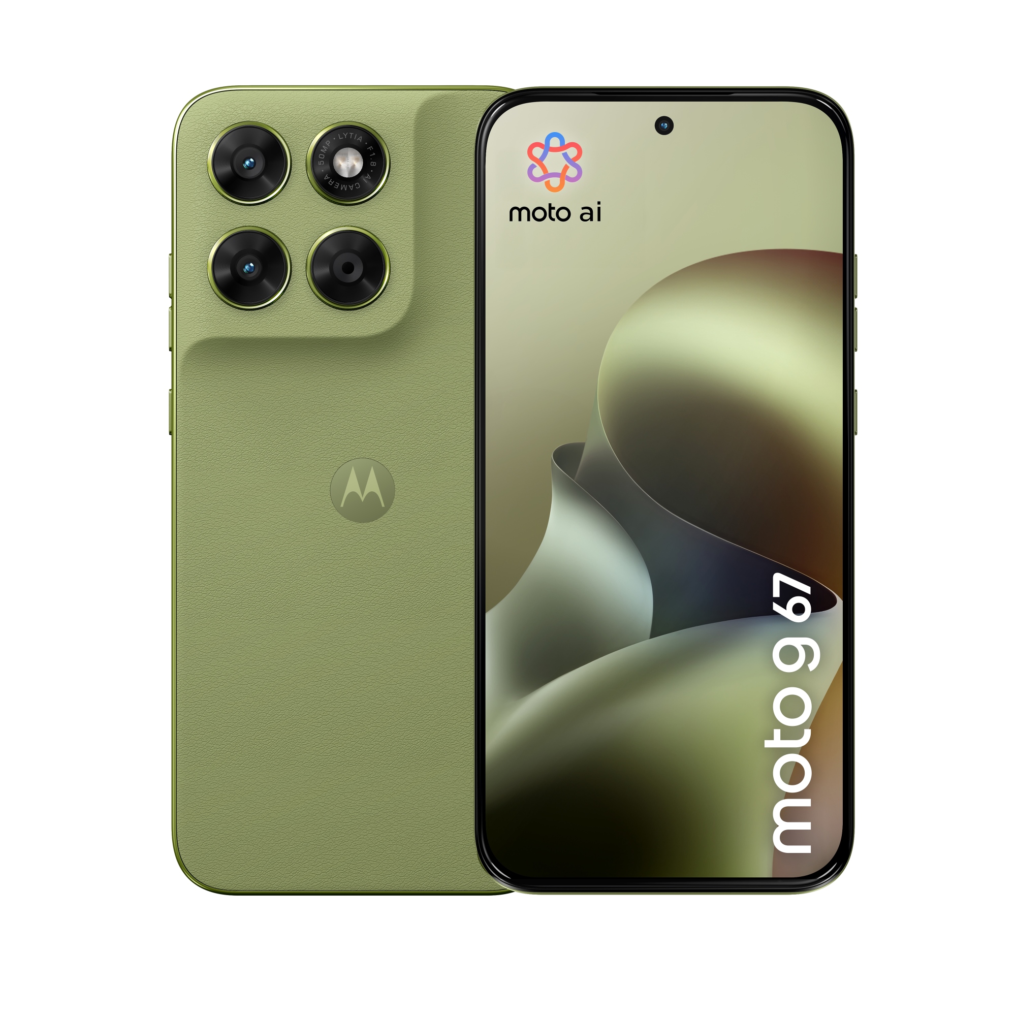moto g67 17,3 cm (6.8") Ranura híbrida Dual SIM Android 16.0 5G USB Tipo C 4 GB 256 GB 5200 mAh Verde