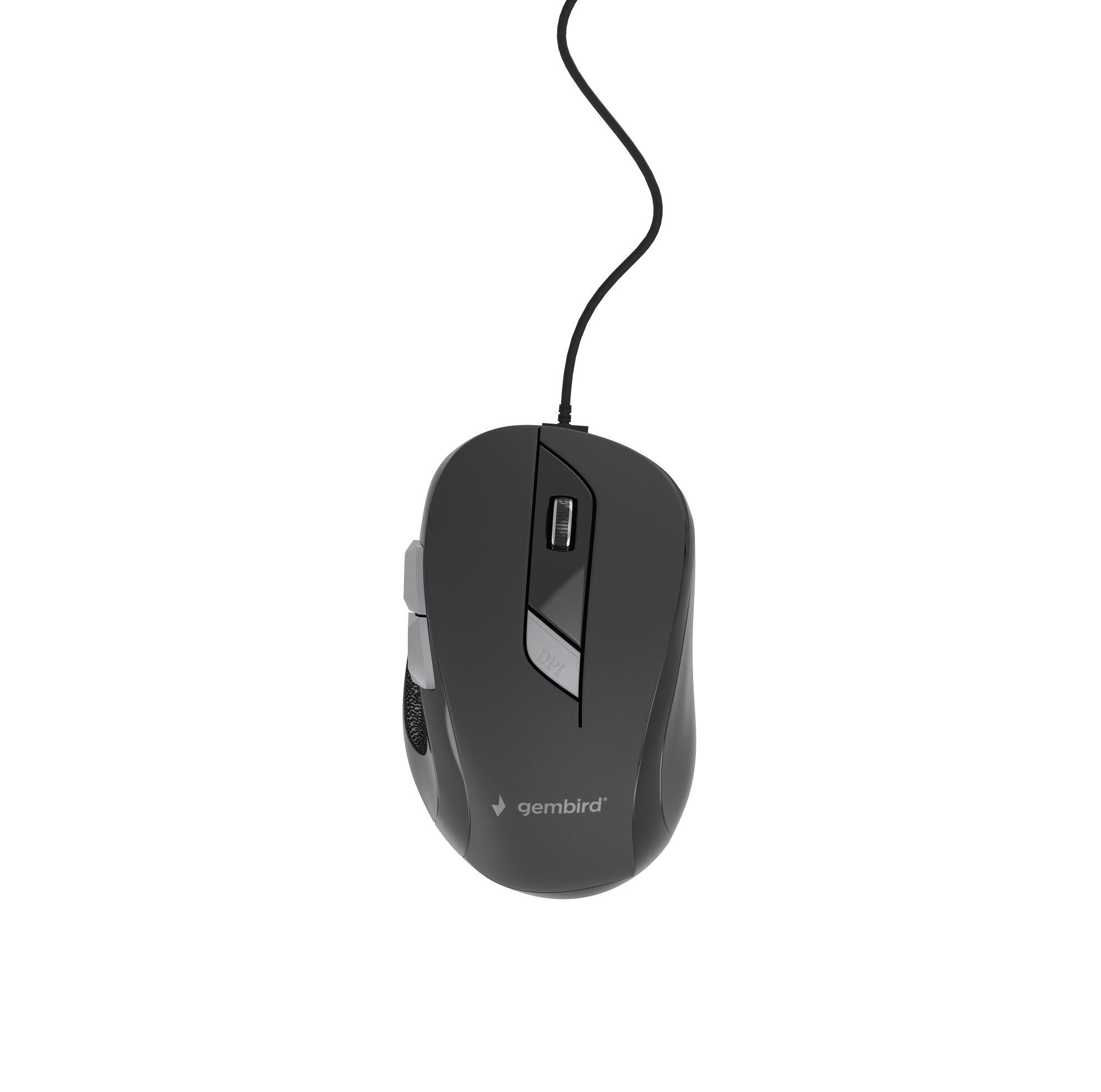MUS-6B-01 ratón Oficina Ambidextro USB tipo A Óptico 1600 DPI