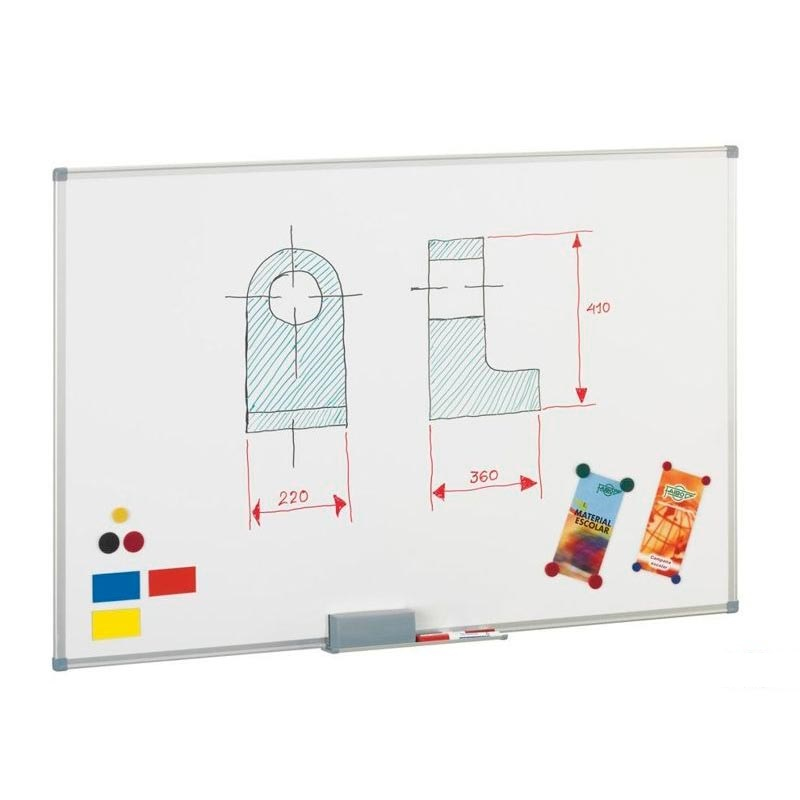 840-10 pizarrón blanco 600 x 900 mm Acero Magnético