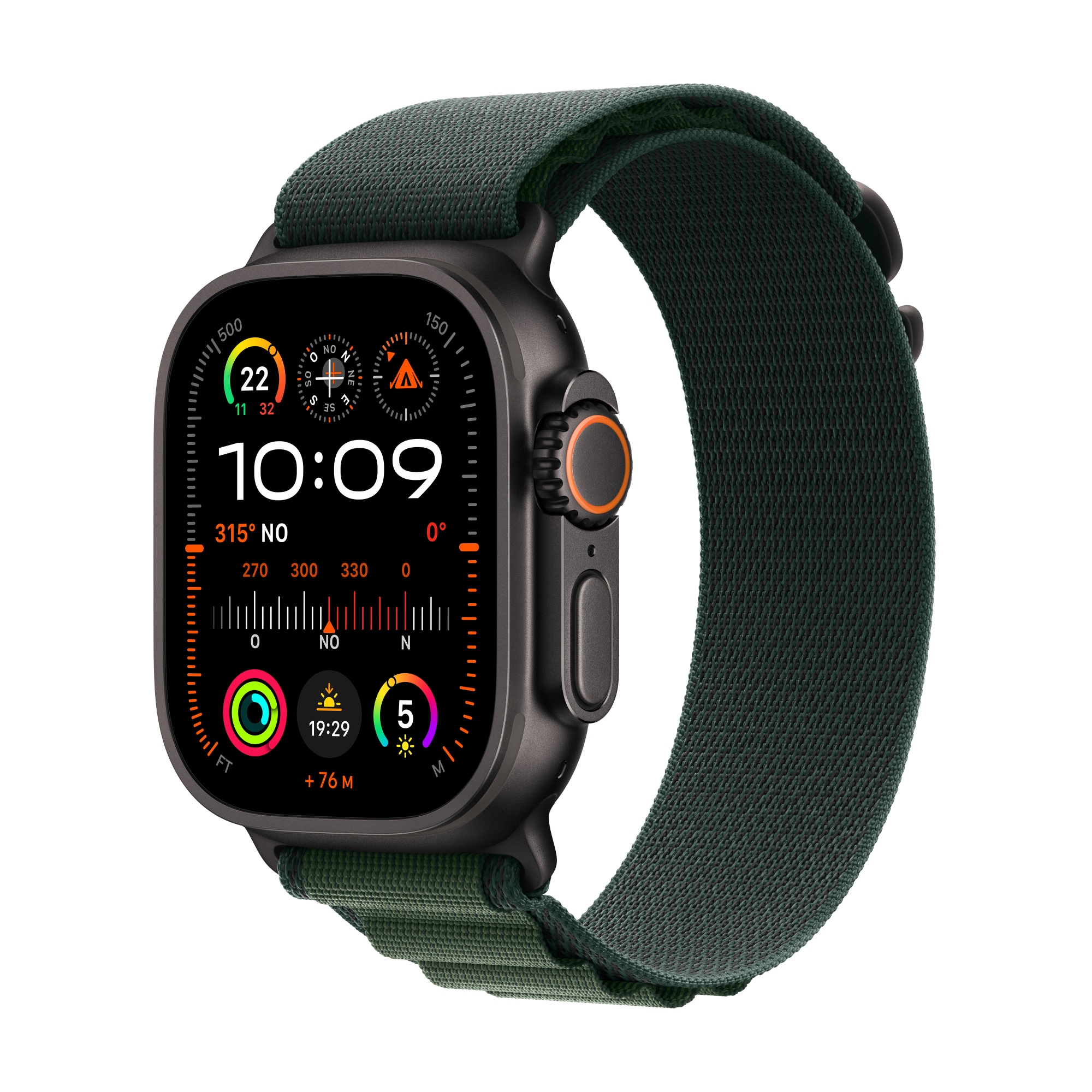 Watch Ultra 2 OLED 49 mm Digital 410 x 502 Pixeles Pantalla táctil 4G Negro Wifi GPS (satélite)