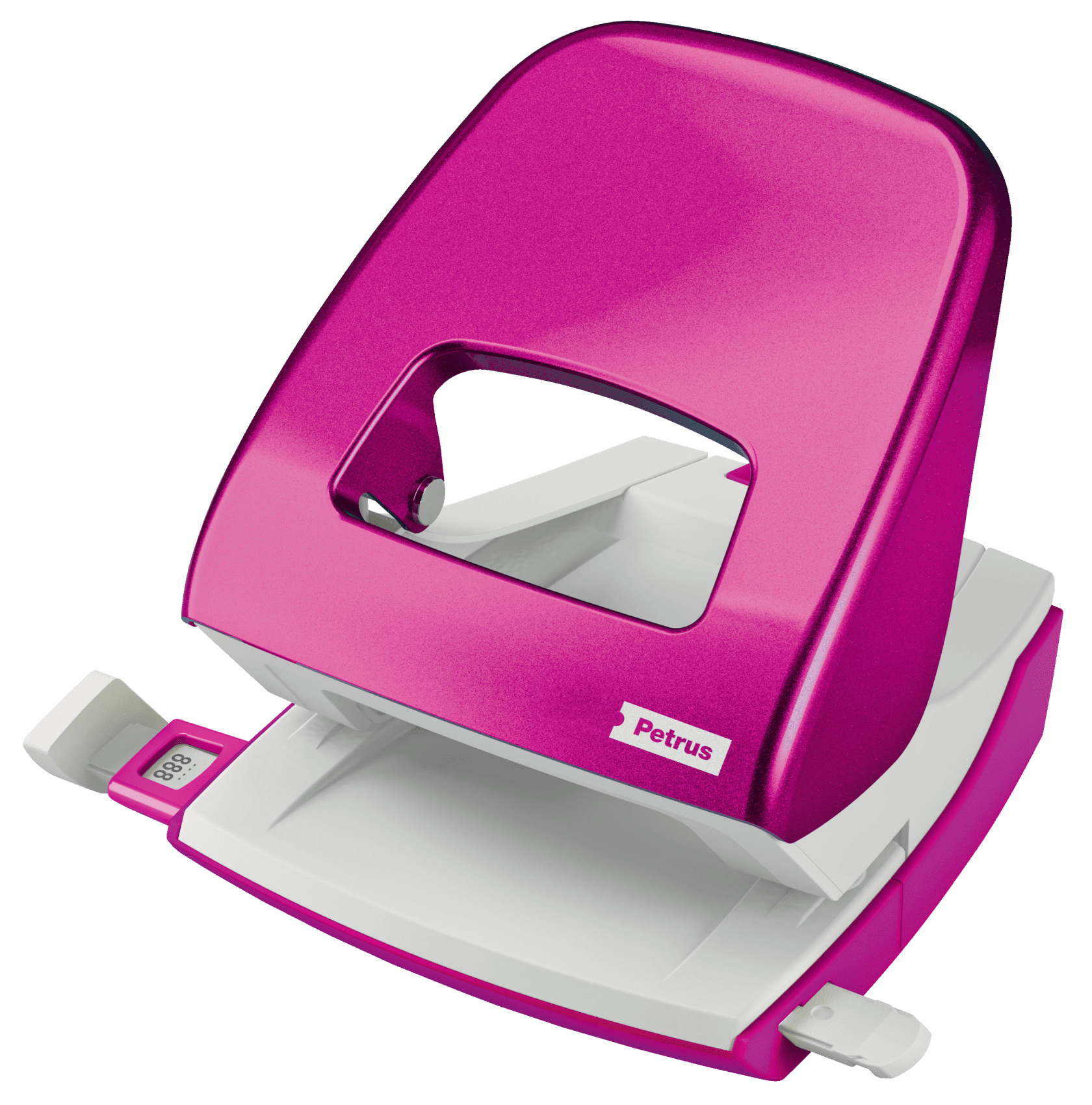 623587 perforador de papel 30 hojas Rosa, Blanco
