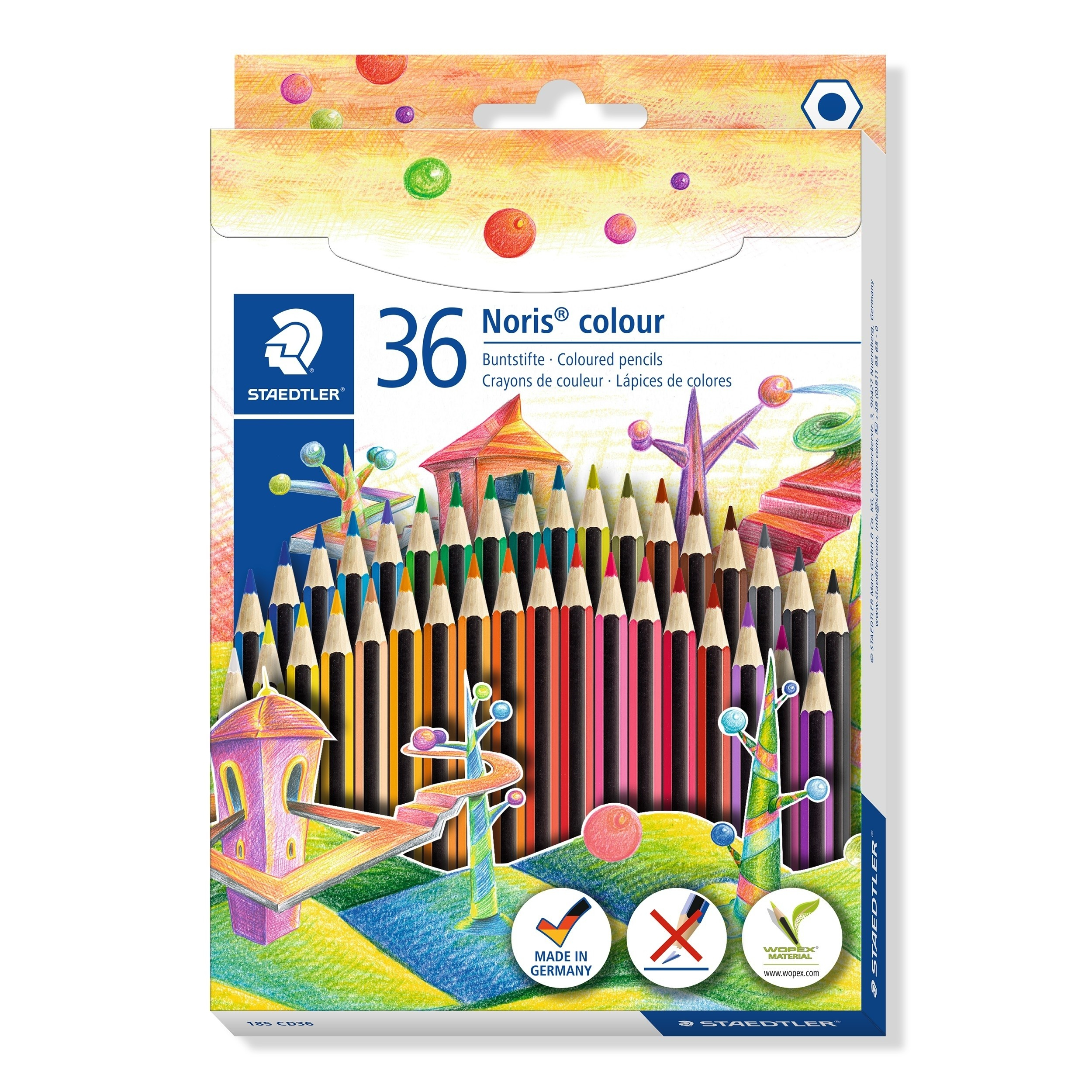 Noris colour 185 laápiz de color Multicolor 36 pieza(s)