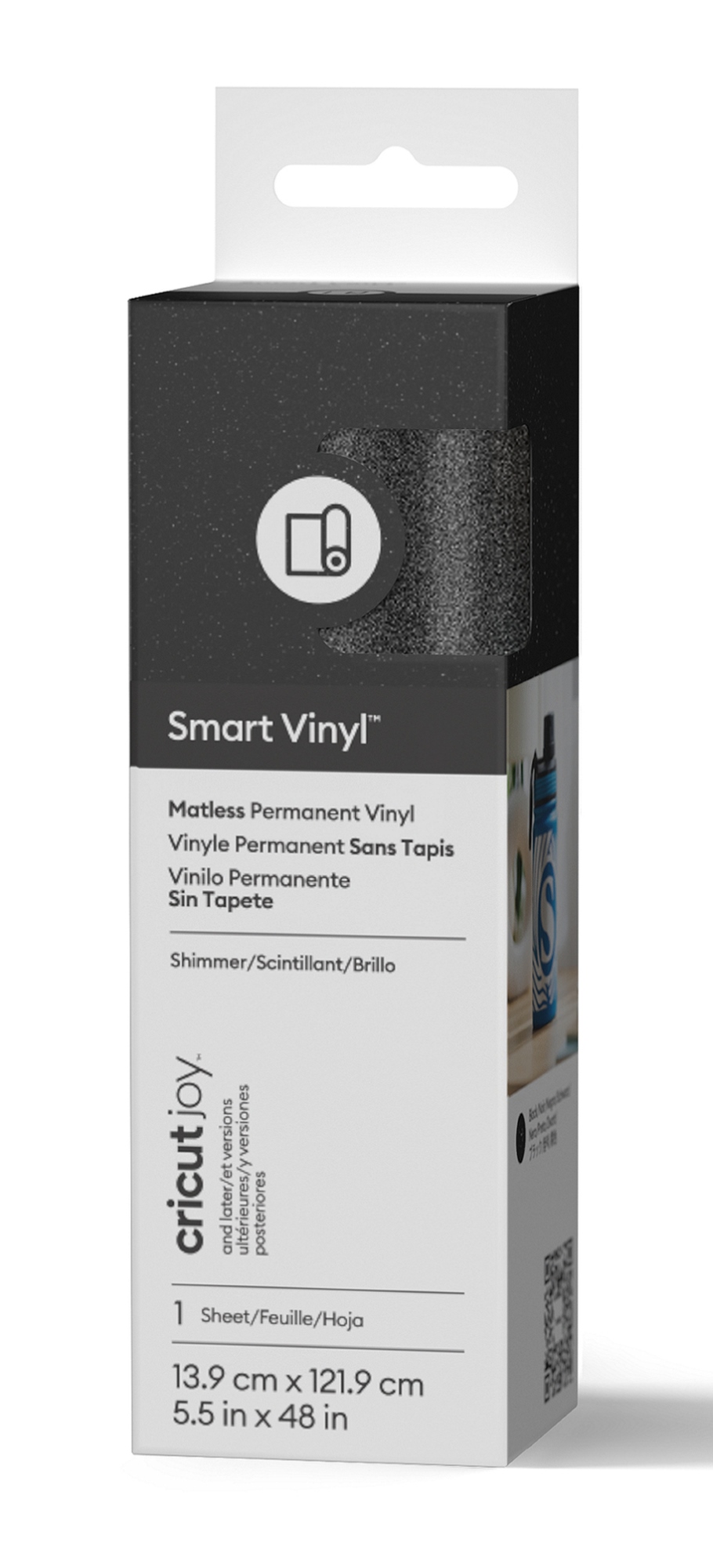 2011752 vinilo adhesivo Permanente Negro Brillo
