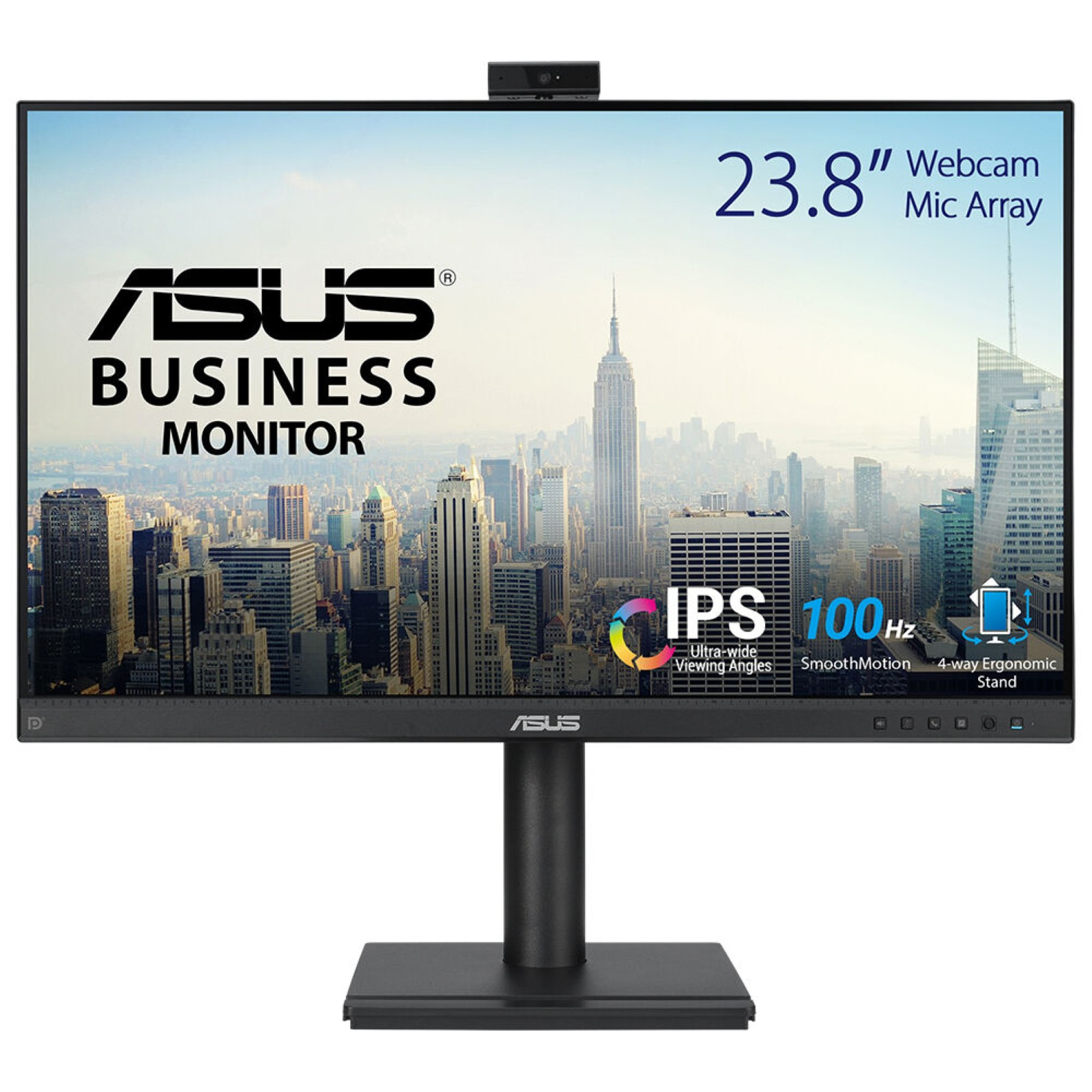 BE249QFK pantalla para PC 60,5 cm (23.8") 1920 x 1080 Pixeles Full HD LCD Negro