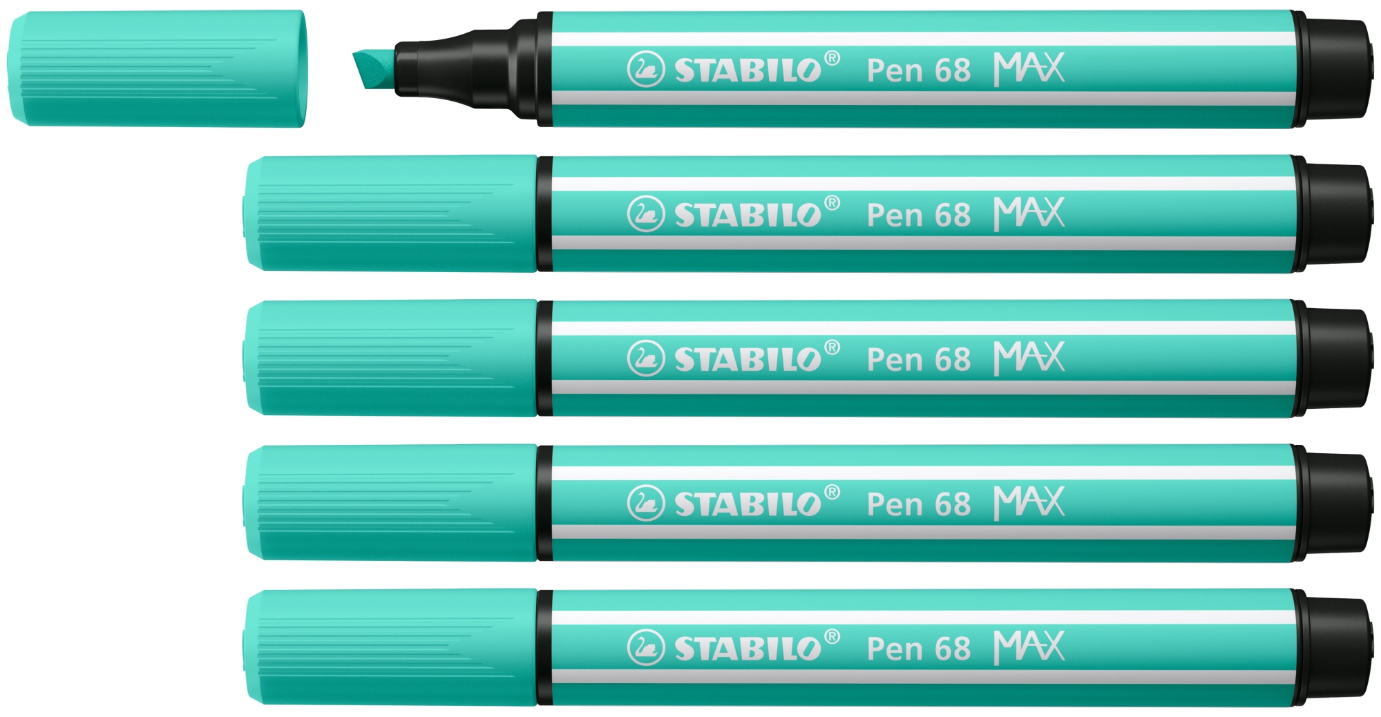 Pen 68 MAX rotulador Turquesa 5 pieza(s)