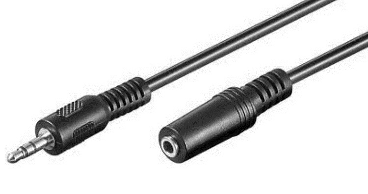EW-220101-015-N-P CABLE DE AUDIO 1,5 M 3,5MM NEGRO
