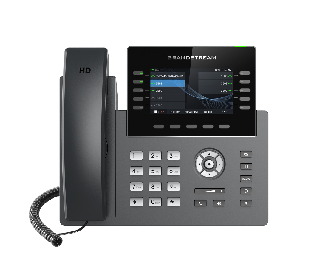 GRP2615 teléfono IP Negro, Gris 10 líneas TFT Wifi