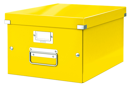 60440016 caja de almacenaje Caja de cartón Amarillo