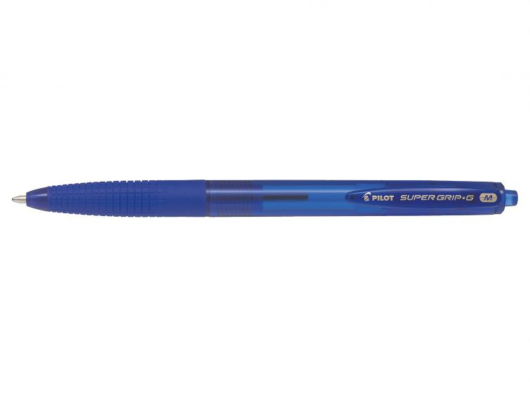 Super Grip G Azul Clip-on retractable ballpoint pen Medio 4902505524424 1 pieza