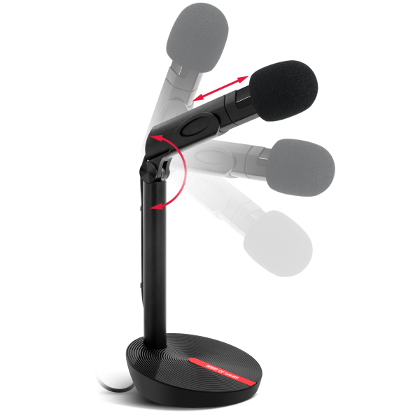 MIC-EKO micrófono Negro Micrófono para videoconsola