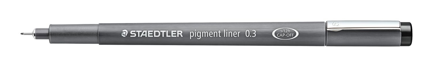 Pigment Liner 308 rotulador de punta fina Fino Negro 10 pieza(s) 308 03-9