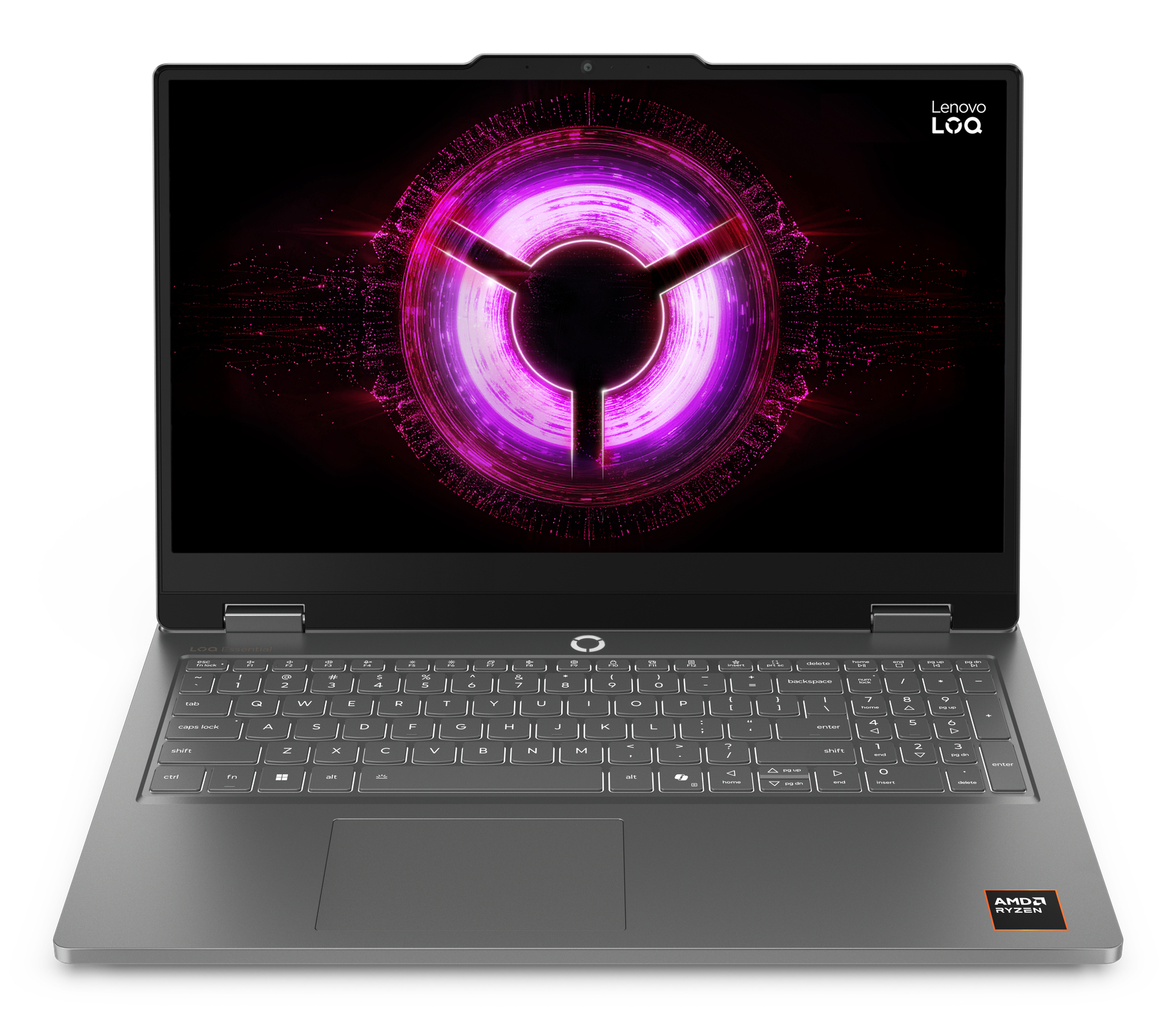 LOQ Essential 15ARP11 AMD Ryzen 7 170 Portátil 39,6 cm (15.6") Full HD 16 GB DDR5-SDRAM 512 GB SSD NVIDIA GeForce RTX 5050 Wi-Fi 6 (802.11ax) Español Gris